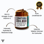 100% Pure Unrefined Batana Hair Oil (120ml, 1-bottle pack), a best-seller for promoting real hair growth and shiny hair - VAYOME.