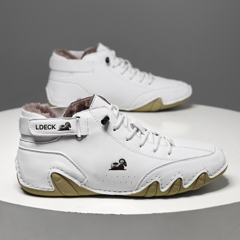 Octopus Mid-Top Fleece-Lined Martin Boots