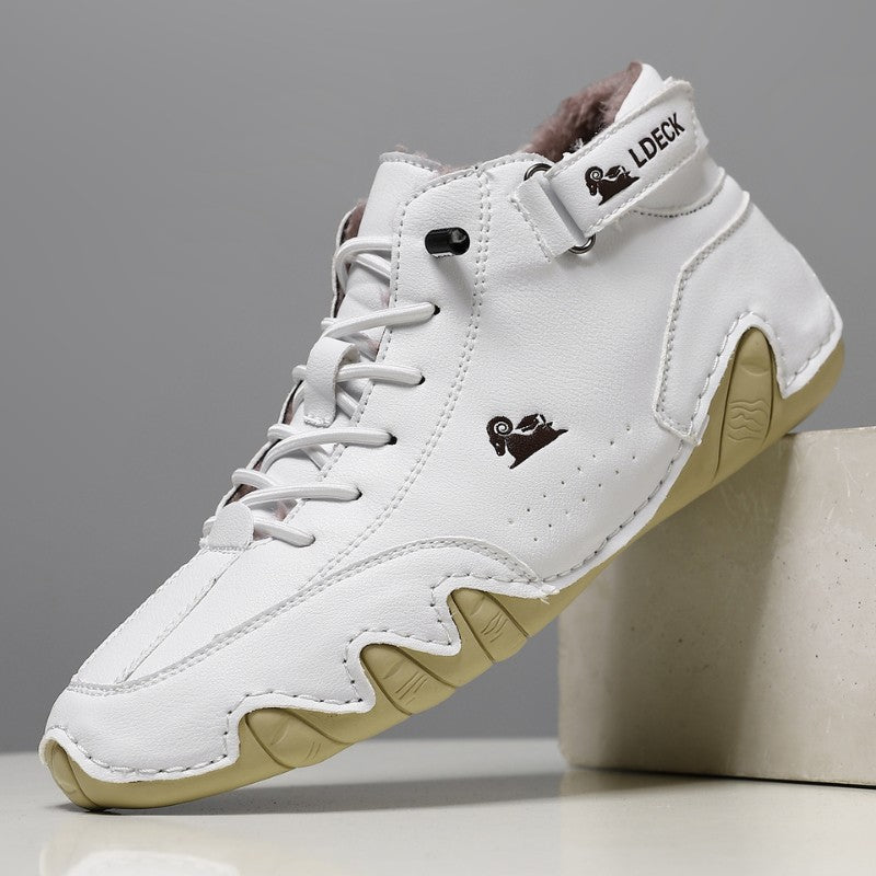 Octopus Mid-Top Fleece-Lined Martin Boots