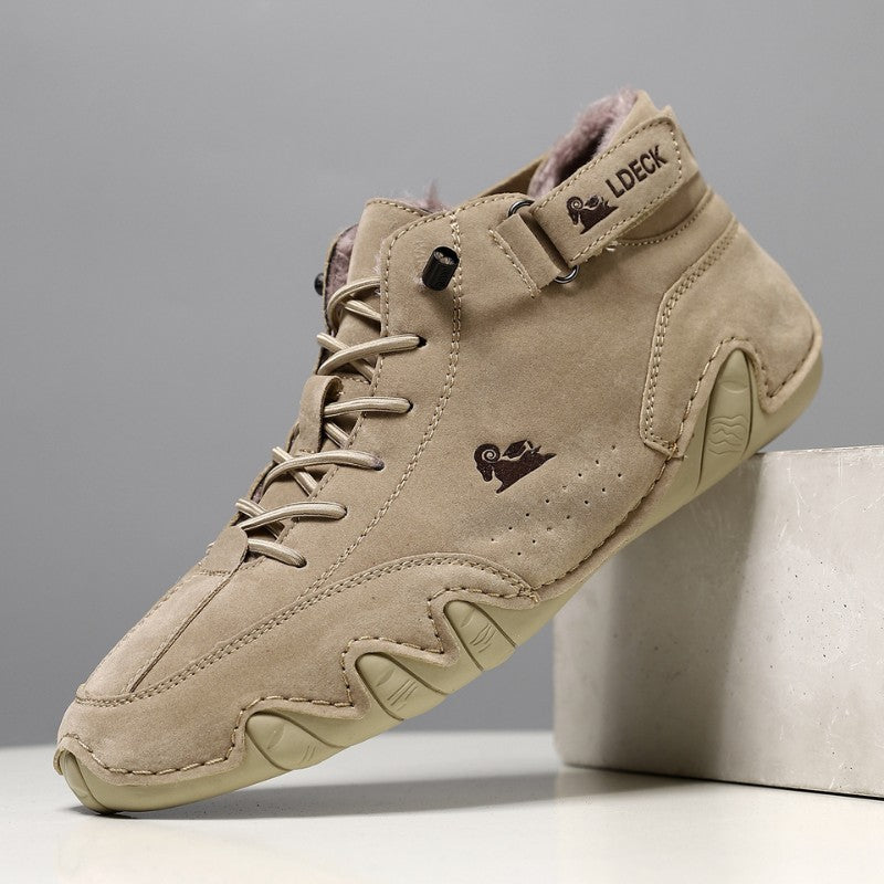 Octopus Mid-Top Fleece-Lined Martin Boots