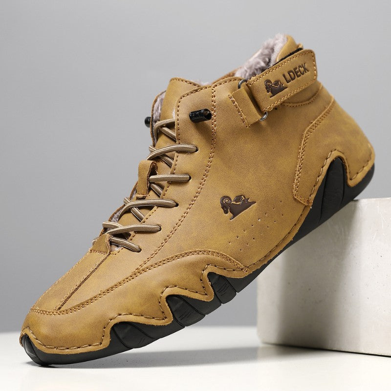 Octopus Mid-Top Fleece-Lined Martin Boots