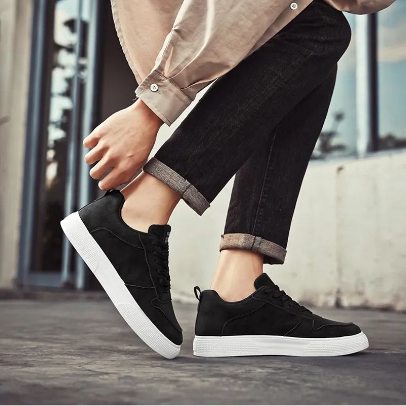 Varsity-Prime Leather Student Sneakers