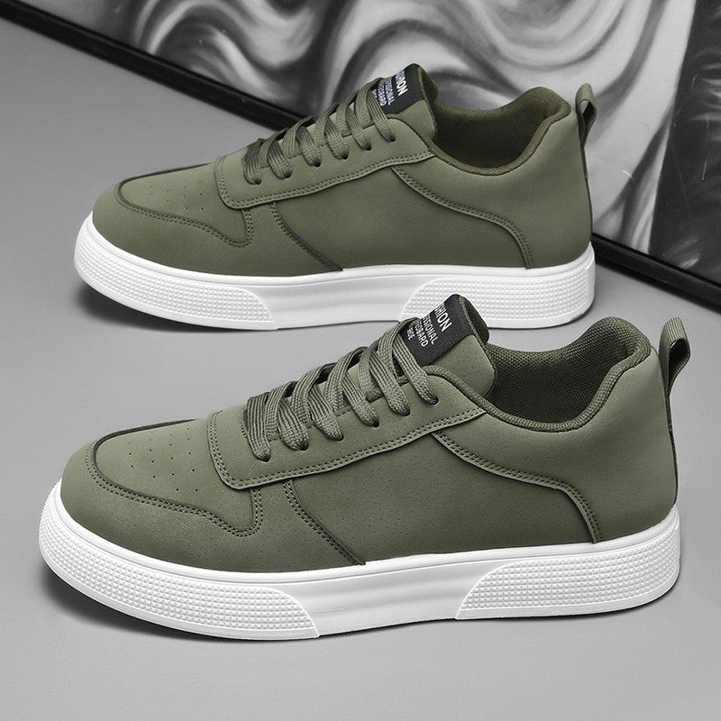 Varsity-Prime Leather Student Sneakers