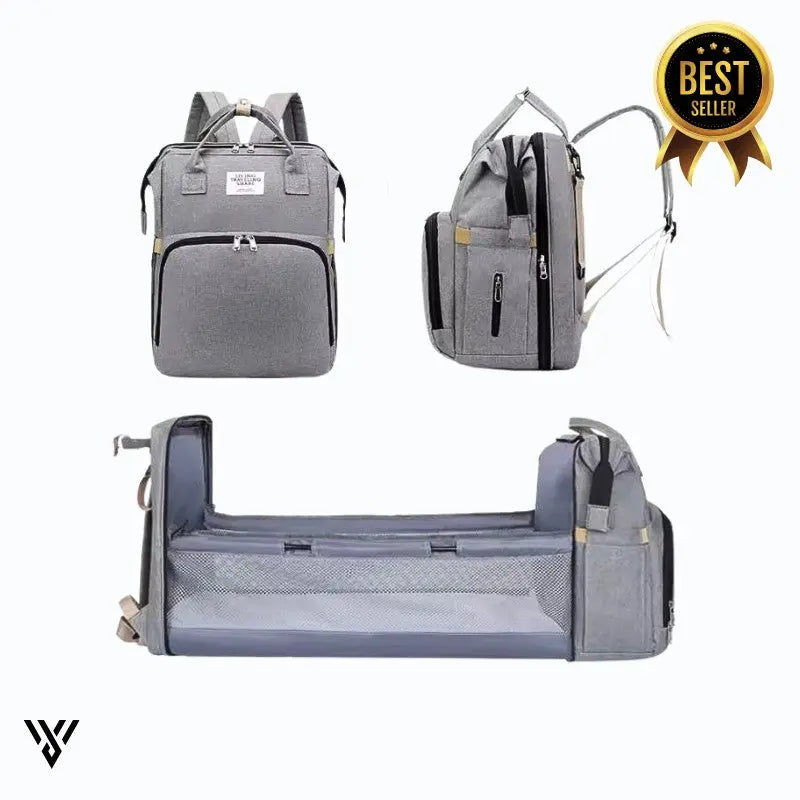 Foldable Baby Diaper Bag: Spacious & Travel-Friendly for Globe Parents Vayome