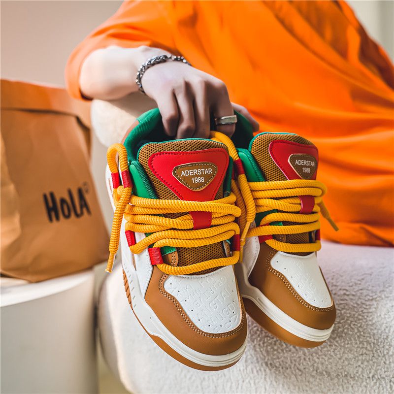 Hamburg Fries Retro High-Rise Sneakers