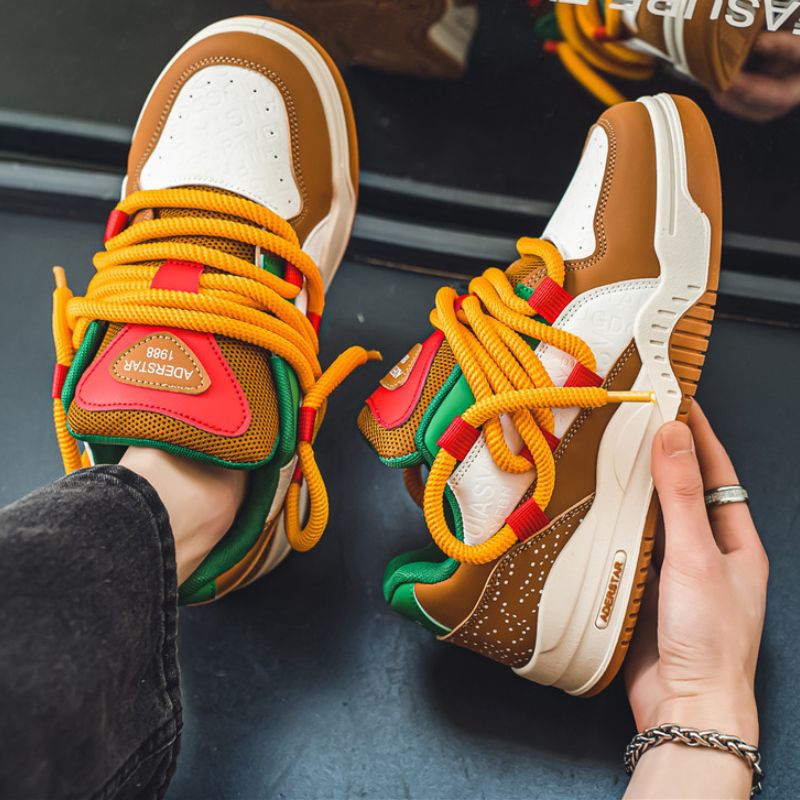 Hamburg Fries Retro High-Rise Sneakers