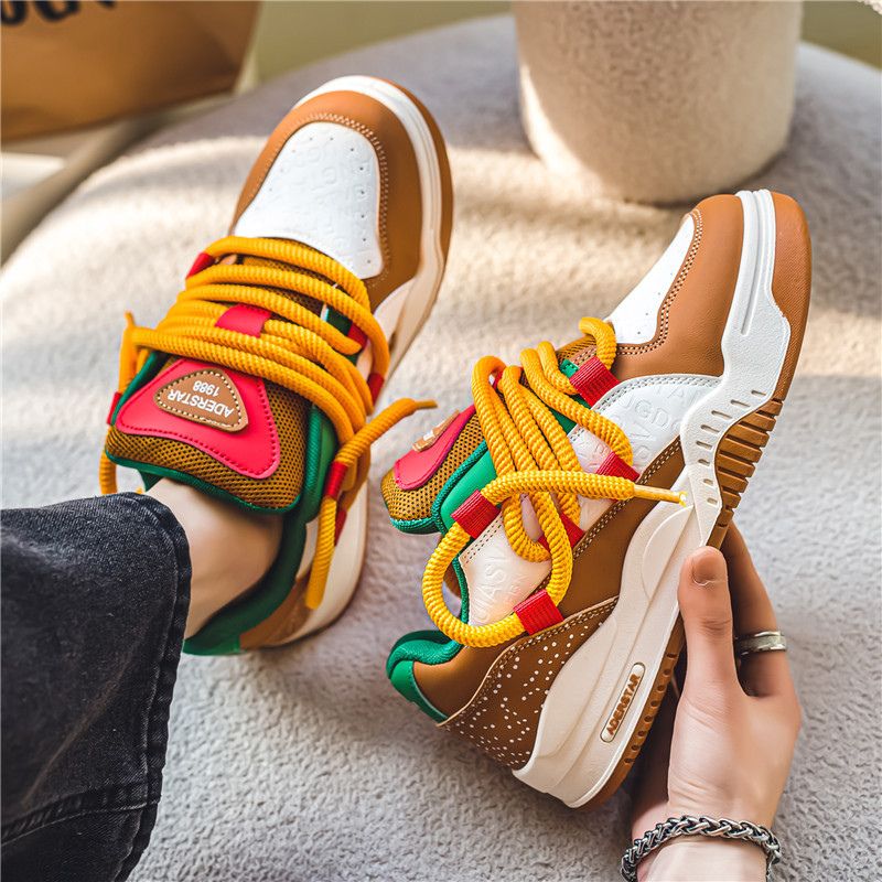 Hamburg Fries Retro High-Rise Sneakers