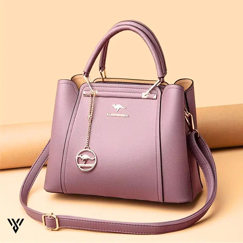 Premium 3-Layer Leather Crossbody Bag Vayome