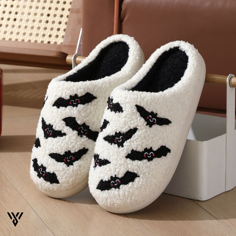 Spooky Snugglers: Halloween Fuzzy House Slides