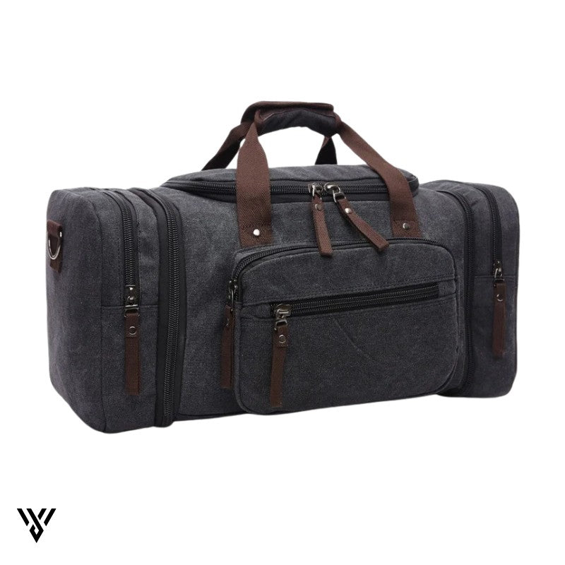 NomadVault Travel Bag: Men’s Canvas Duffel for Weekend & Outdoor Use VAYOME