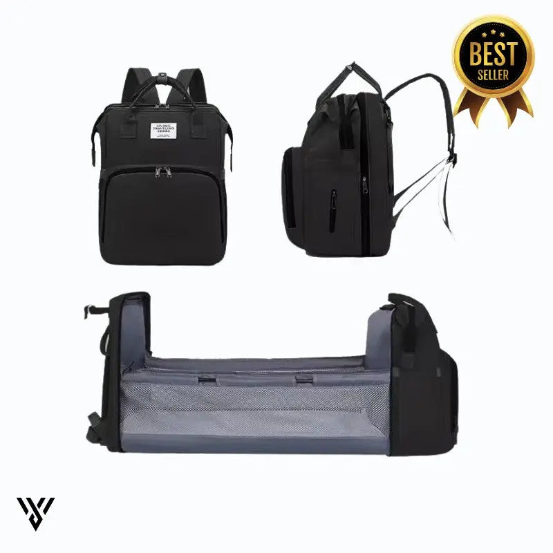 Foldable Baby Diaper Bag: Spacious & Travel-Friendly for Globe Parents Vayome