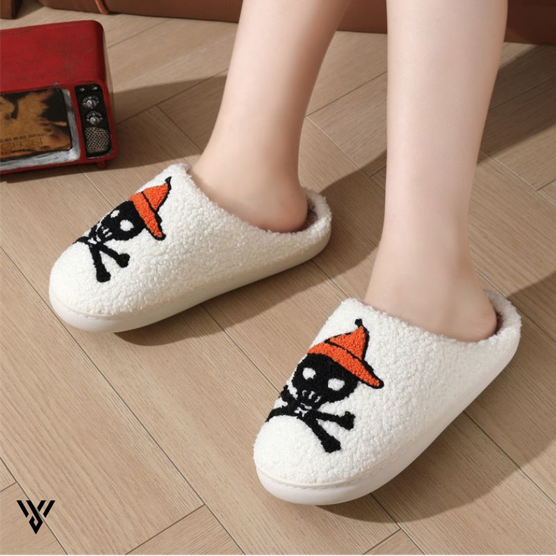 Spooky Snugglers: Halloween Fuzzy House Slides