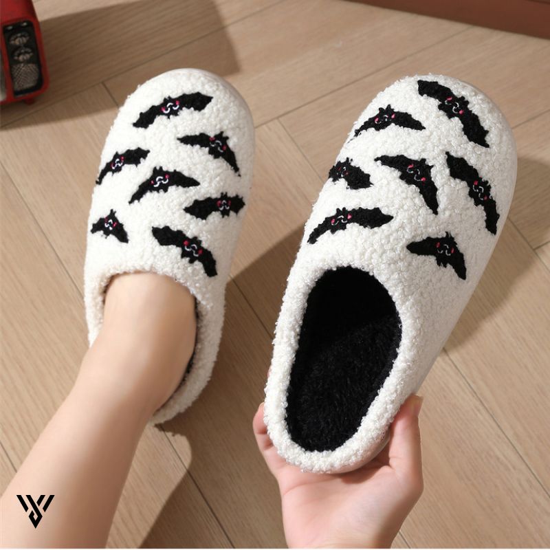 Spooky Snugglers: Halloween Fuzzy House Slides