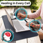 CoreBalance Grounding Mat, highlighting benefits of reducing inflammation and anxiety, and increasing blood circulation - VAYOME.