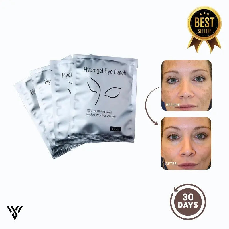 Hydrogel Eye Patch Pro in Silver color, which diminishes puffiness and under-eye bags - VAYOME.