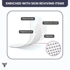 Hydrogel Eye Patch Pro in Gold color, which diminishes puffiness and under-eye bags, and is enriched with skin-reviving items - VAYOME.