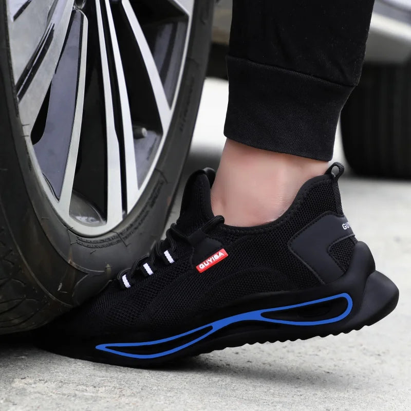 Iron-Grid Indestructible Safety Sneakers