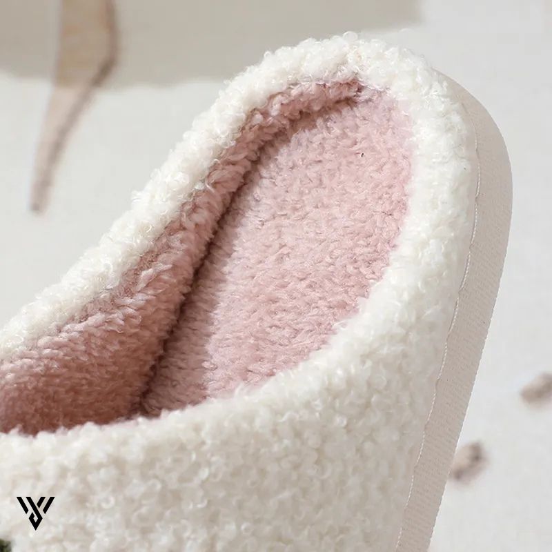 Pumpkin Plush: Comfy Suede Upper House Halloween Slippers